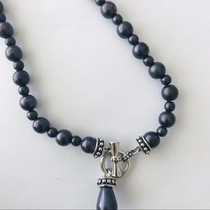 Lia Sophia Black hematite necklace /bracelet